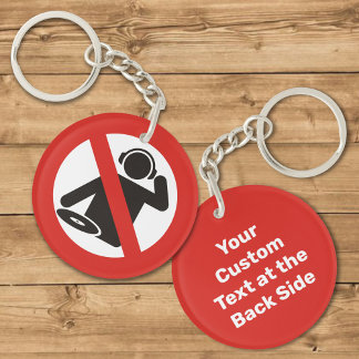 No DJ Zone Keychain