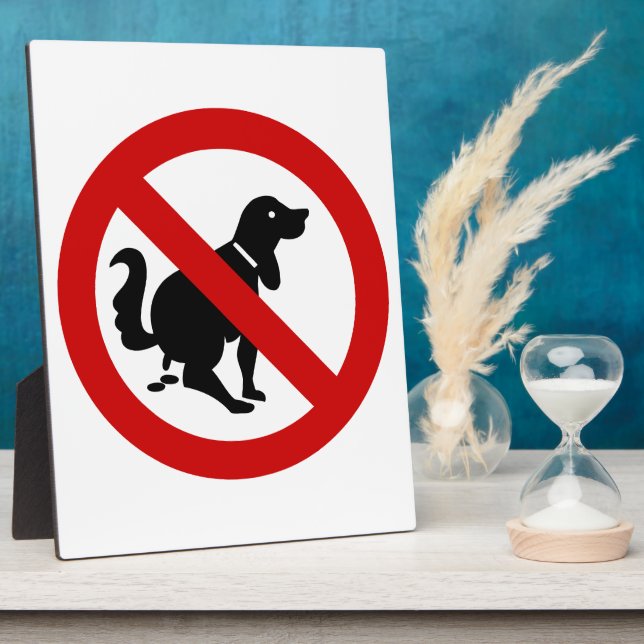 NO Dog Fouling ⚠ Thai Sign ⚠ Plaque (Side)