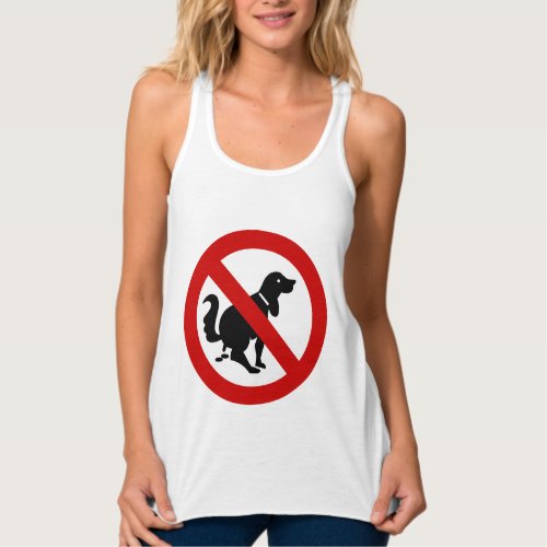 NO Dog Fouling  Thai Sign  Tank Top