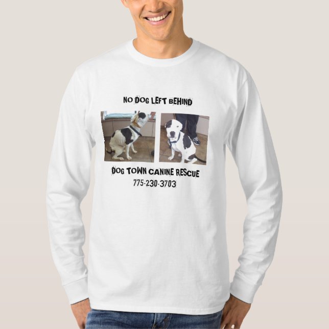 NO DOG LEFT BEHIND V.2 T-Shirt (Front)