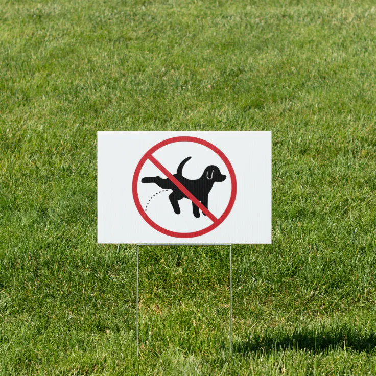 no dog sign