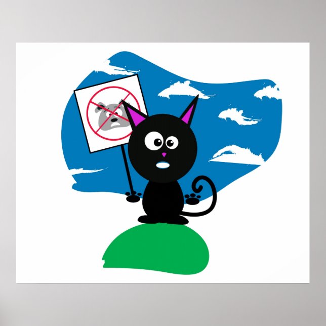 No Dogs Allowed Poster (Front)