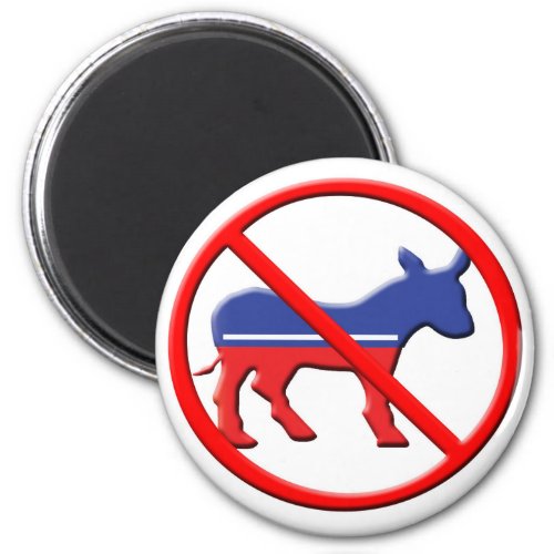 No Donkey Political Magnet _ Anti_Democrat