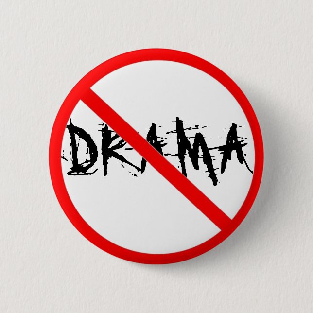 NO DRAMA BUTTON (Front)