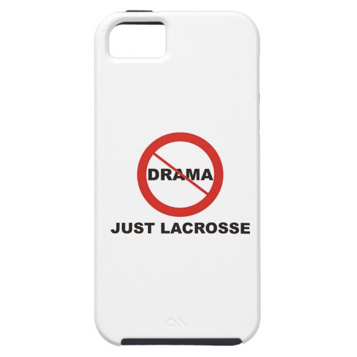 No Drama Just Lacrosse iPhone 5 Covers