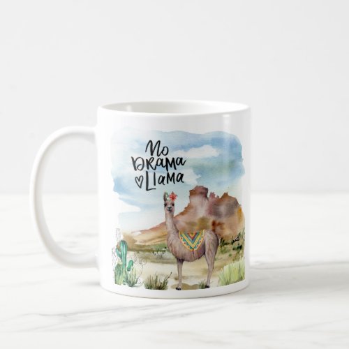 No Drama Llama Coffee Mug