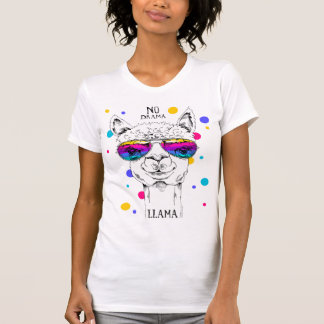 No Drama Llama – Cool Llama Art Design T-Shirt