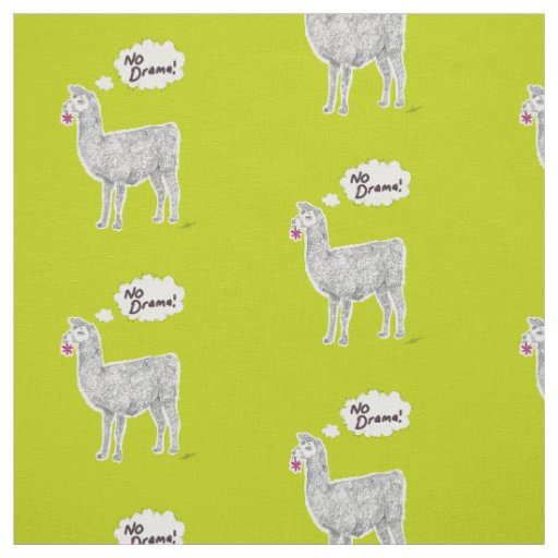 No Drama Llama Fabric