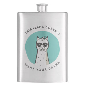 No Drama Llama Flask