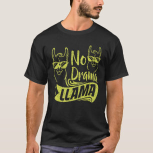 No Drama Llama For Men Women Kids  Animal  3 T-Shirt