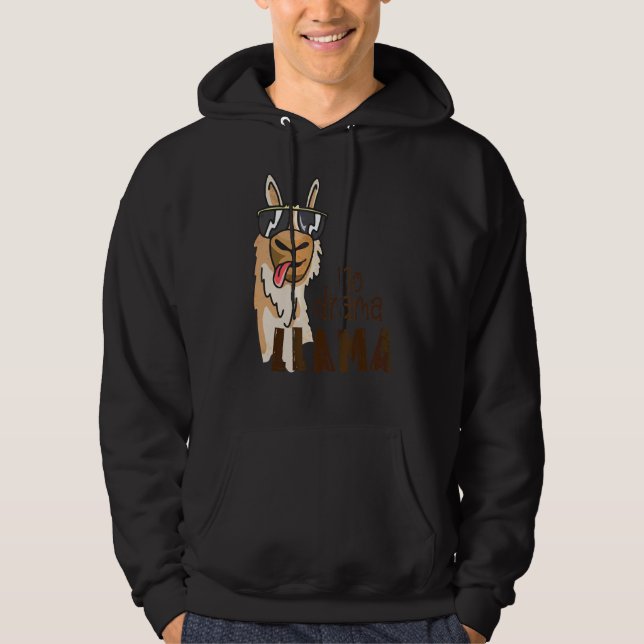 No Drama Llama Hoodie (Front)