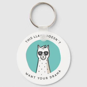 No Drama Llama Keychain
