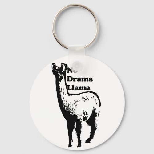 No Drama Llama Keychain