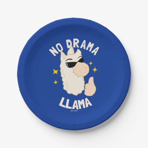 No Drama Llama Paper Plates