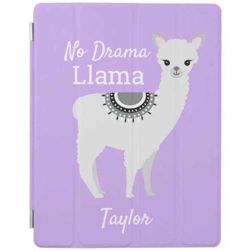 No Drama Llama Personalized iPad Case