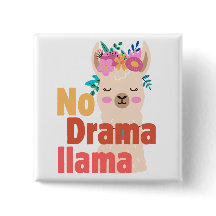 no drama llama pin