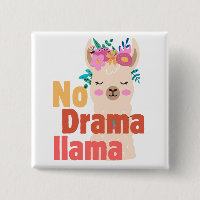 no drama llama pin