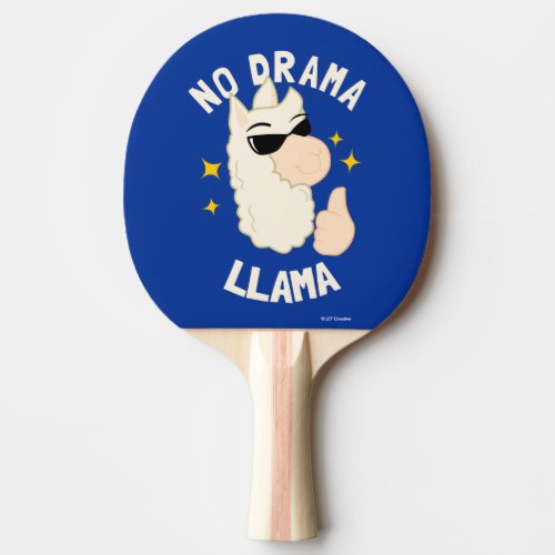 No Drama Llama Ping Pong Paddle