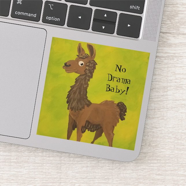 No Drama LLama Sticker (Detail)