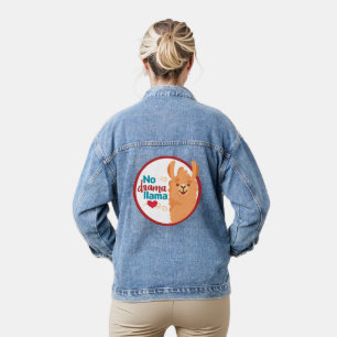 No Drama Llama (Warm) Denim Jacket