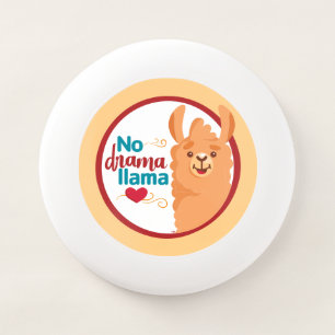 No Drama Llama (Warm) Yellow Wham-O Frisbee
