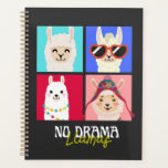 No drama Llamas Planner<br><div class="desc">If you know someone who really loves Llamas then this is the perfect! With four cute Llamas on it its sure to make anyones day.</div>