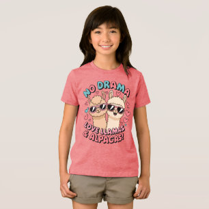 No Drama, Love Llamas & Alpacas! Tri-Blend Shirt