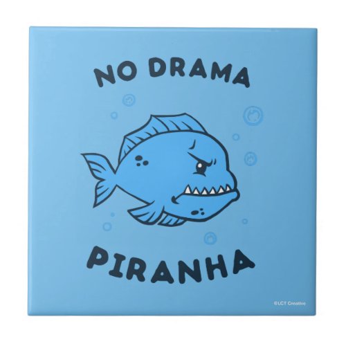 No Drama Piranha Ceramic Tile