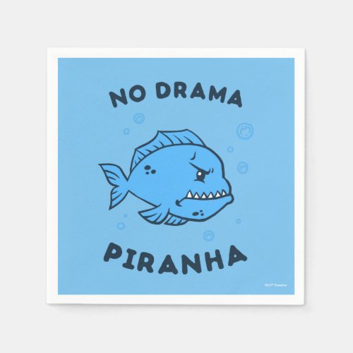 No Drama Piranha Napkins