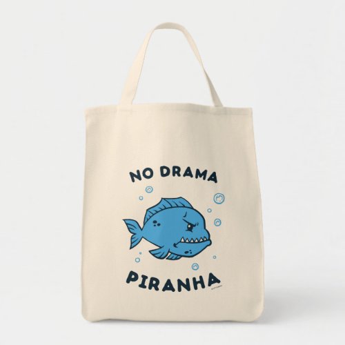 No Drama Piranha Tote Bag