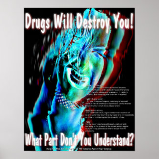 No Drugs Poster