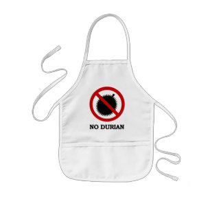 NO Durian Tropical Fruit Sign Kids' Apron