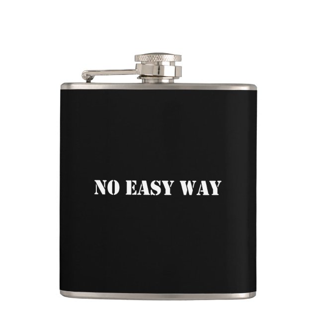 No Easy Way Flask (Front)