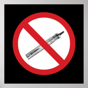 No ecigs sign