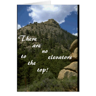 No elevators cards