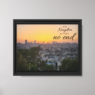 No End to His Kingdom Canvas Print