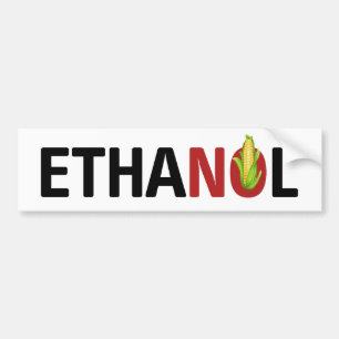 No Ethanol Bumper Sticker