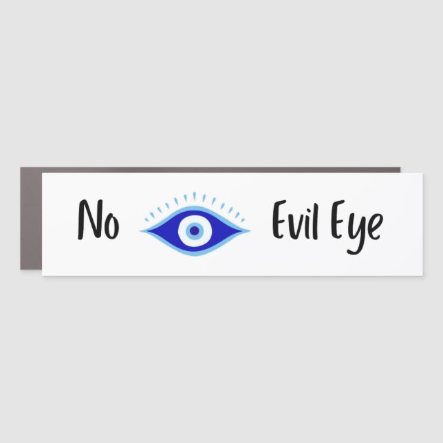 No Evil Eye Bumper Car Magnet (Front)