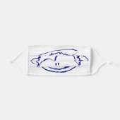 No Evil Project: Breathe No Evil Face Mask - White (Front, Folded)