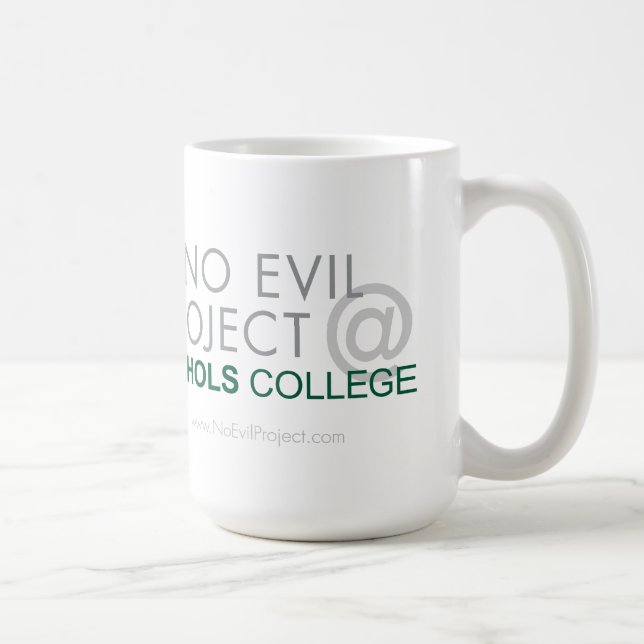 No Evil Project @ Nichols College Mug - Exhibit (Right)