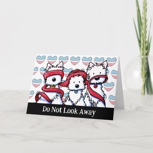 No Evil Westies Card (Front)