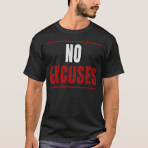 No Excuses Bold Typography Design