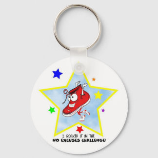 NO EXCUSES Challenge Keychain