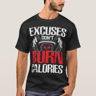 No Excuses Fitness Motivation T-Shirt
