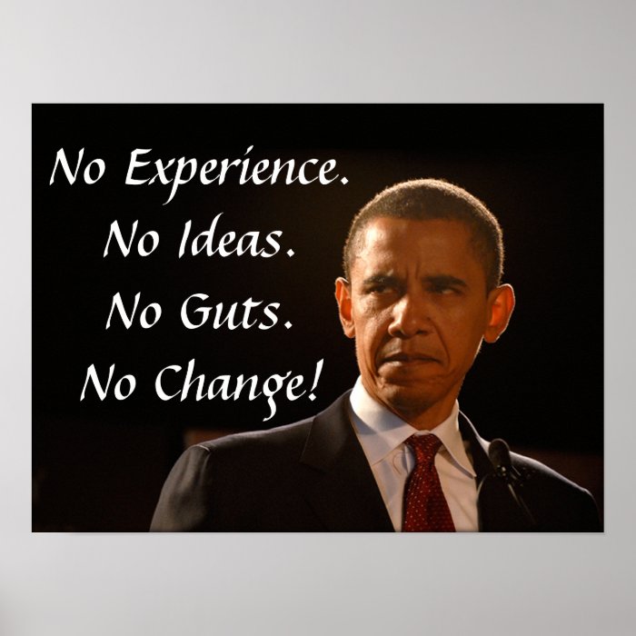 No Experience No Guts No Ideas No Change Poster