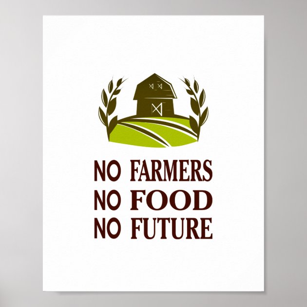 No Farmers No Food Car Hanging