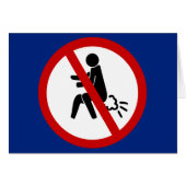 NO Farting ⚠ Funny Thai Toilet Sign ⚠ (Front Horizontal)