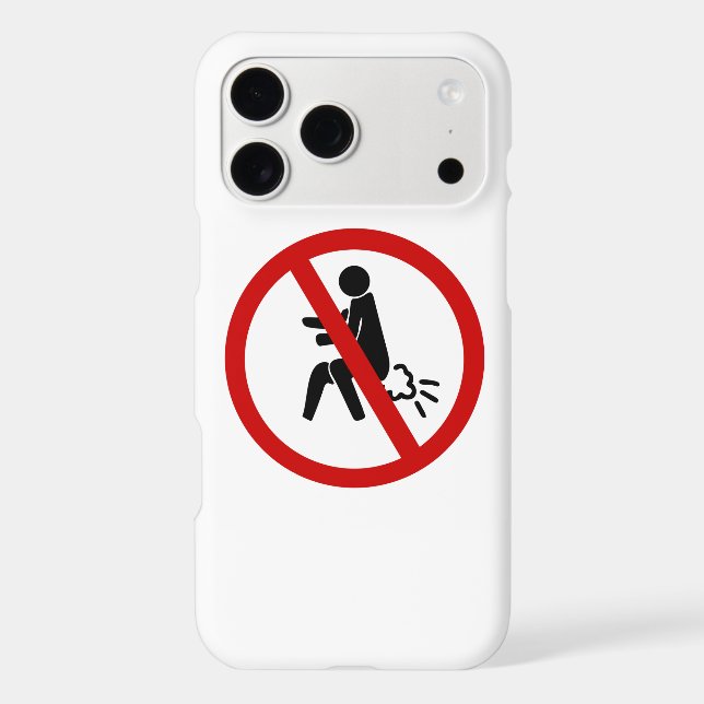 NO Farting ⚠ Funny Thai Toilet Sign ⚠ Case-Mate iPhone Case (Back)