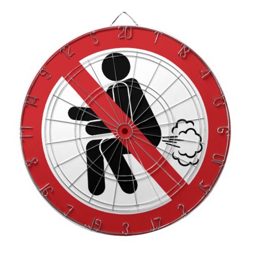 NO Farting  Funny Thai Toilet Sign  Dart Board