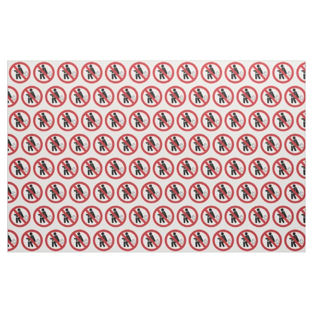 NO Farting ⚠ Funny Thai Toilet Sign ⚠ Fabric (Yard)
